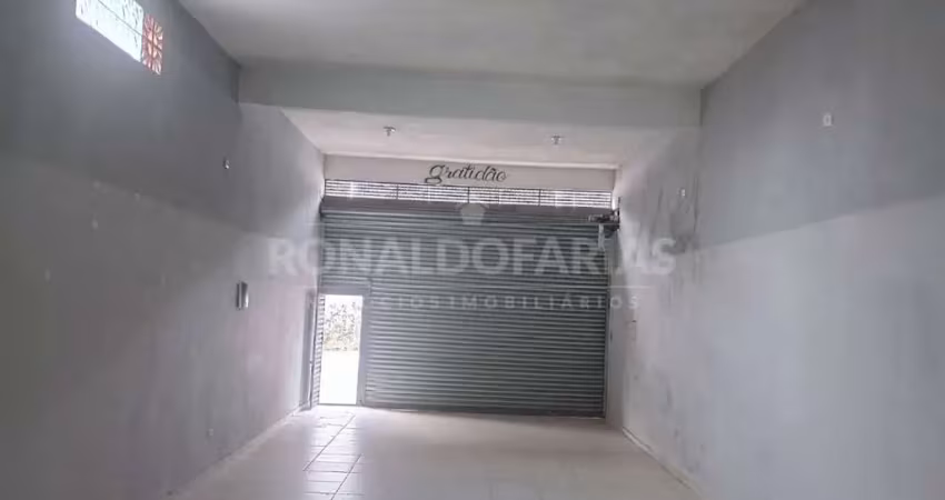Salão comercial para locação com 125m²  na região do jardim maria amália.