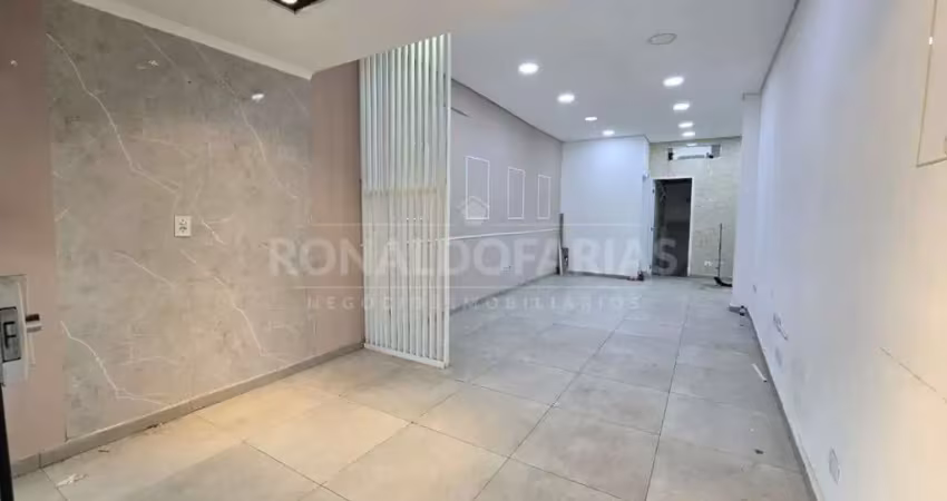 Salão comercial para locação em frente ao supermercado sonda na cidade dutra 60 m²