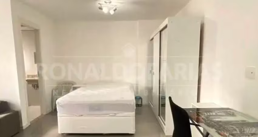 Studio a venda no brooklin, com 1 vaga na garagem e mobiliado