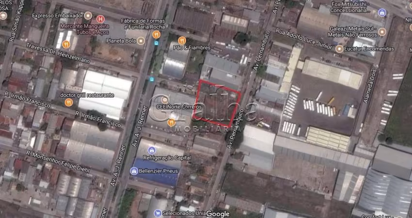 Terreno à venda na Avenida Pernambuco, 181, Navegantes, Porto Alegre