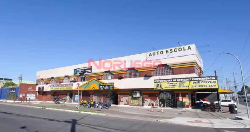Sala comercial para locação em pinhais-pr, bairro atuba: 1 sala, 1 banheiro, 40m² de área