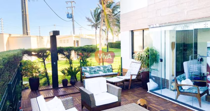 Apartamento com 3 suítes, Porteira Fechada  - Porto das Dunas