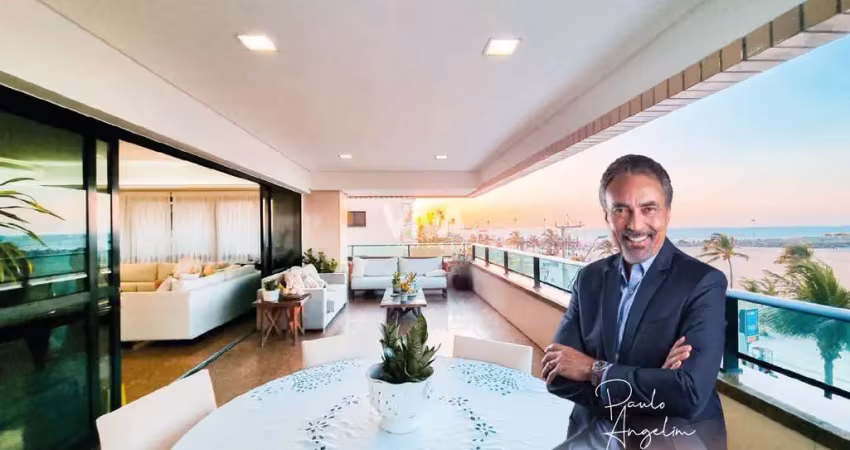 Apartamento vista mar com  4 suítes  - praia de iracema