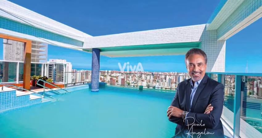 Apartamento de Luxo com 3 suítes no Meireles