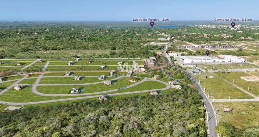 Lotes com parcela  partir de r$ 540/mês no  vivart jeri,