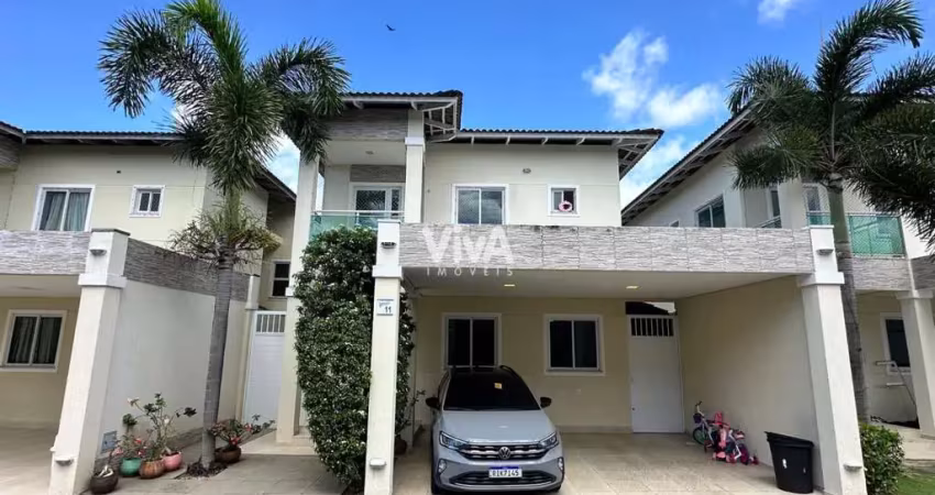 Casa duplex em condomínio com 3 suítes no eusébio - mobiliado