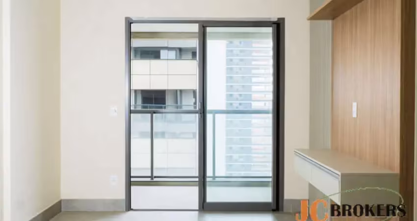 Apartamento mobiliado com 51m² de área útil, 1 dormitório, 1 vaga de garagem
