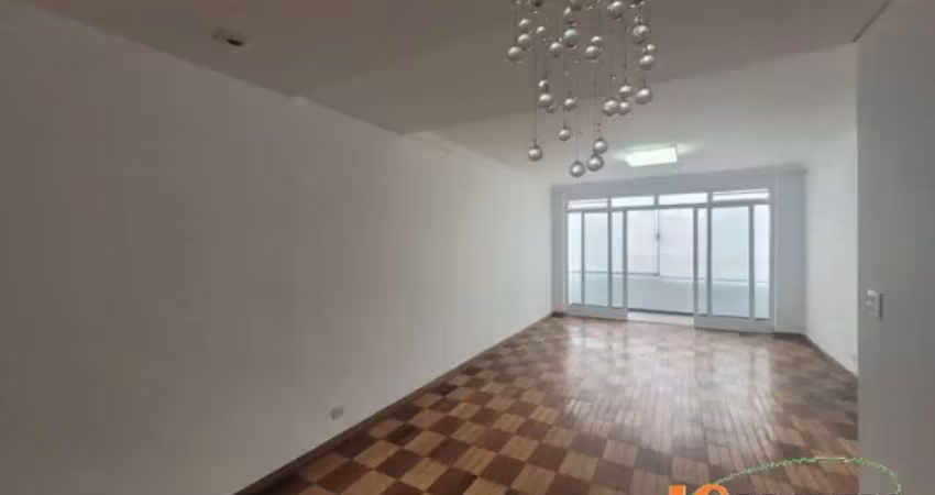 Apartamento com 132 m², 2 dormitórios, sala para 2 ambientes, varanda,1 vaga