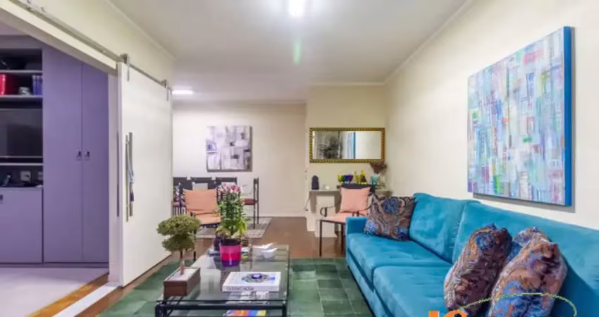 Apartamento com 130 m², 2 dormitórios, sendo 1 suíte, living para 3 ambientes, 1 vaga