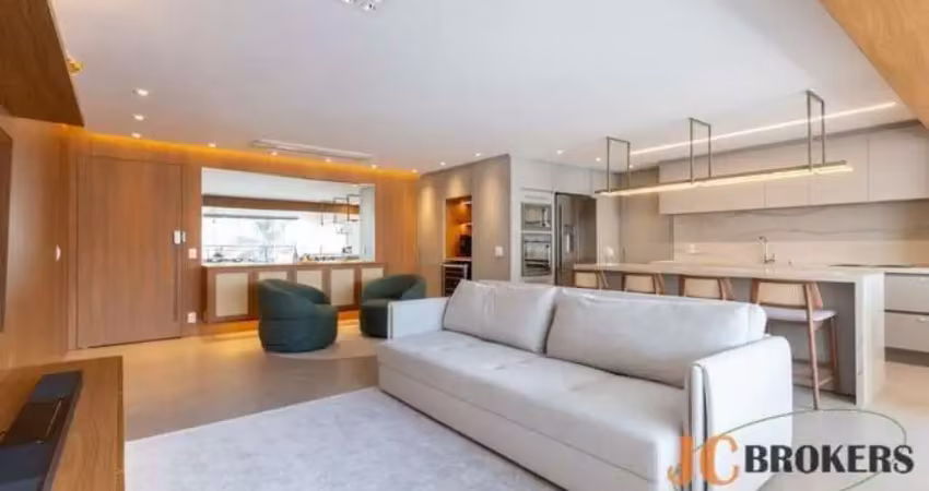 Apartamento com 153 m² de área útil, 3 suítes, 2 vagas