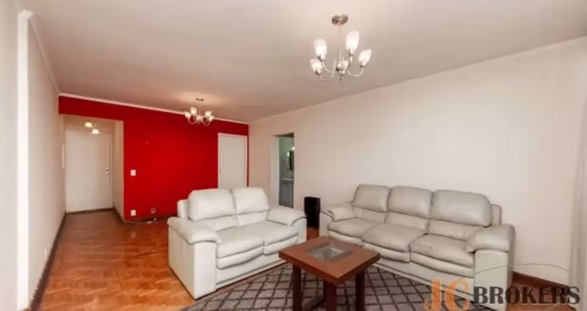 Apartamento com 117m² de área útil, 3 dormitórios, 1 vaga