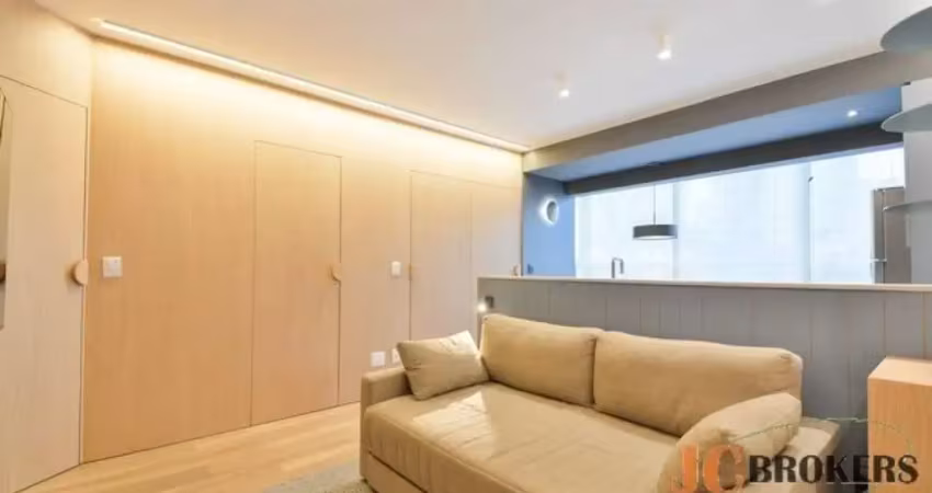 Apartamento com 47m² de área útil, 2 quartos bem planejados, 1 vaga