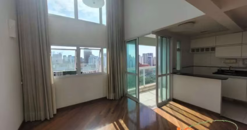 Apartamento duplex com 59 m², 2 dormitórios, sala para 2 ambientes, varanda, 2 vagas
