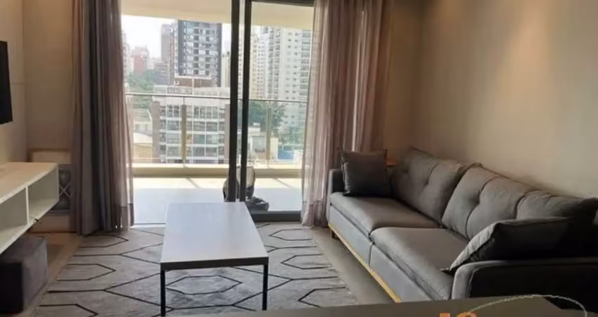 Apartamento com 68 m², living integrado a cozinha, varanda, 1 suíte, 2 vagas