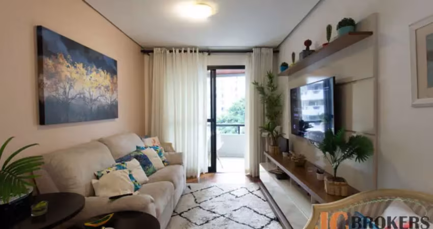 Apartamento com 72m² de área útil,  2 dormitórios, 2 vagas