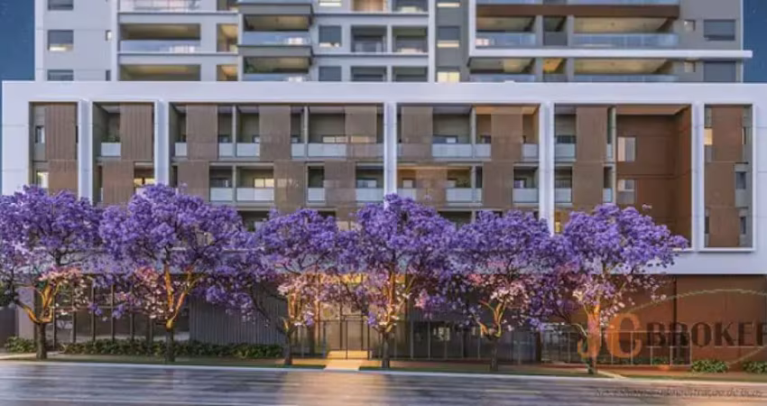 Apartamento com 65m², living, 2 dormitórios sendo 1 suíte, 1 vaga