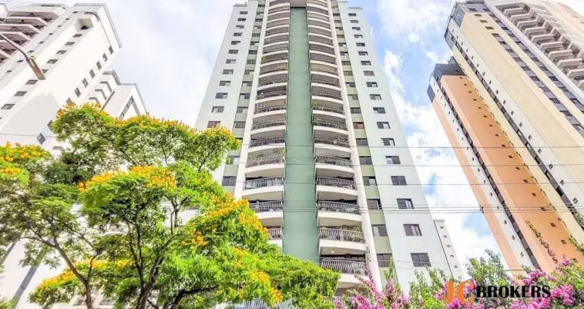 Apartamento com 96 m² de área útil, 3 dormitórios sendo 2 suítes, ar condicionado, andar alto.