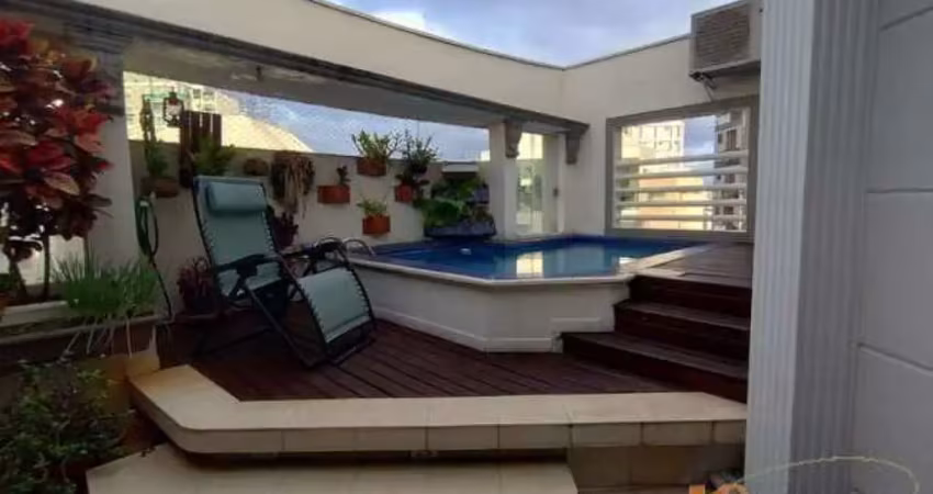 Linda cobertura reformada com 204mts, 3 suítes, 4 vagas