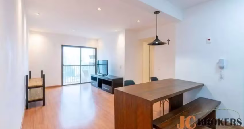 Apartamento com 70m² de área útil, 2 dormitórios sendo 1 suíte, 1 vaga