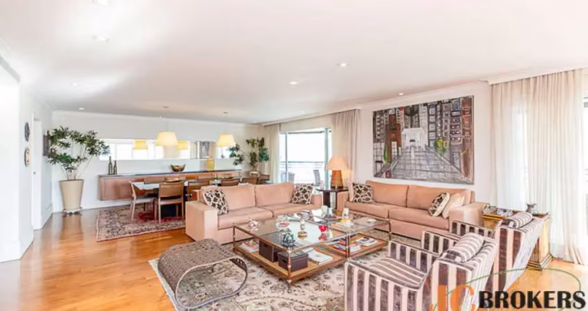 Apartamento com 340 m², 5 dormitórios sendo 4 suítes, amplo living para 4 ambientes, 5 vagas