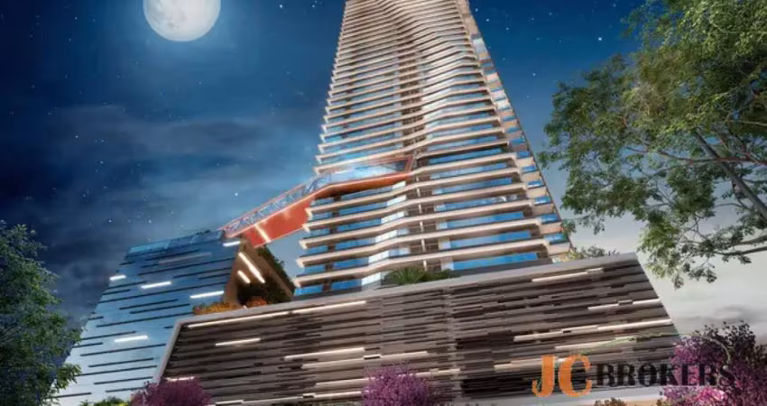 Apartamento com 114m² de área útil, 3 suítes, 2 vagas