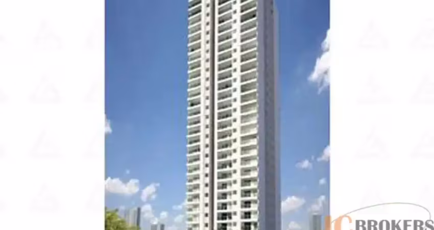 Apartamento com 103 m², sala, 2 dormitórios, lavabo, 2 vagas