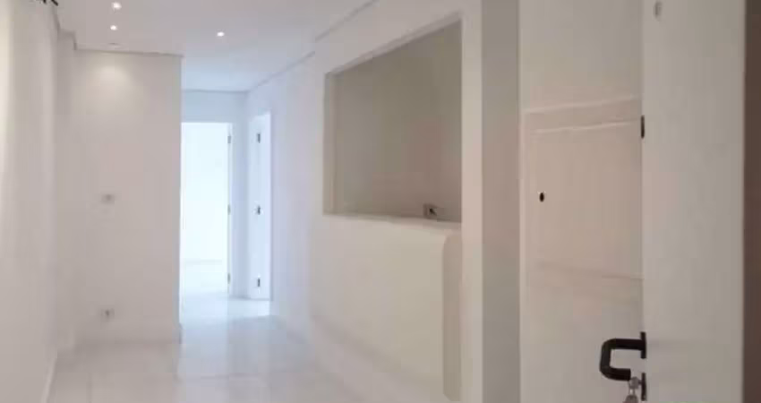 Sala comercial com 47m² de área útil, 2 salas, 2 banheiros, 1 vaga