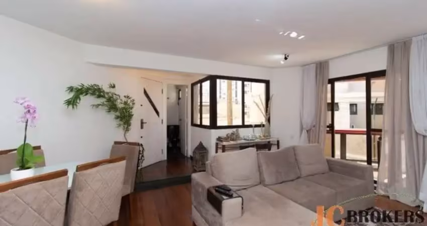 Apartamento com 143 m² de área útil, 3 quartos sendo 1 suíte, 3 vagas