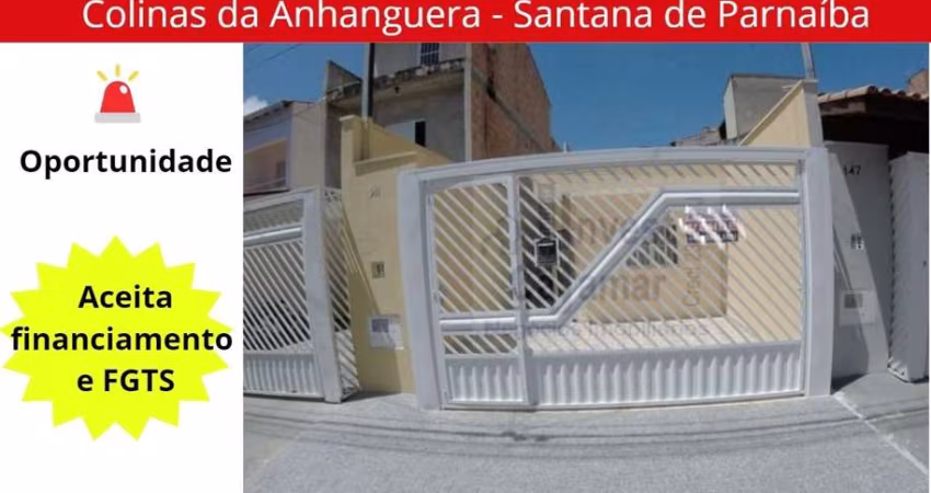 Casa para Venda em Santana de Parnaíba, Colinas da Anhanguera, 2 dormitórios, 1 suíte, 2 banheiros, 2 vagas