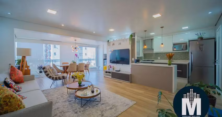 Apartamento de 93m² com varanda e 2 suítes, 2 vagas - vila osasco