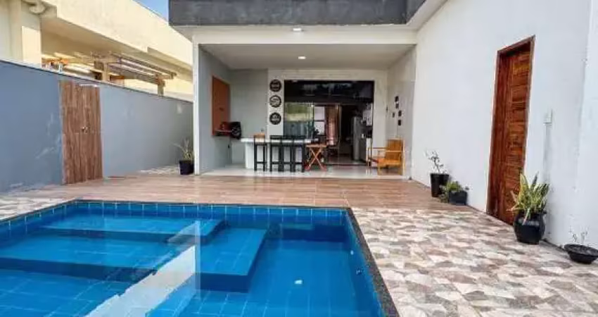 Casa em alto padrão, no condomínio reserva do parque , com 3 suítes, semi-mobiliada, climatizada e piscina , aceita financiamento bancário