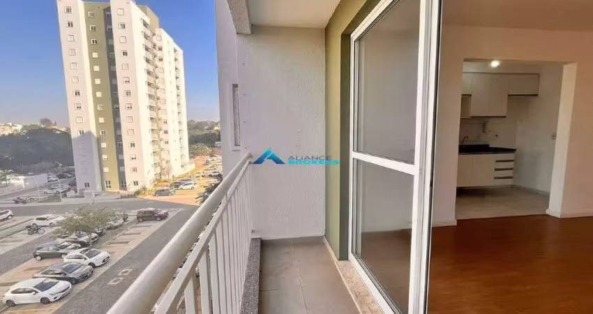 Apartamento para locação c/ 2 dormitórios, vista para o parque do engordadouro, scalla convivium club