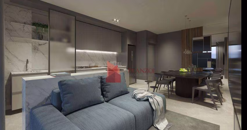 Apartamento com 2 dormitórios à venda, 67 m² por R$ 910.202,14 - Praia Brava - Itajaí/SC