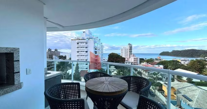 LOCAÇÃO: apartamento 3 suítes MOBILIADO E EQUIPADO, com VISTA MAR - Cabeçudas, Itajaí