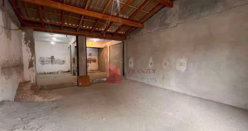 Locação- sala comercial na r. estefano josé vanolli