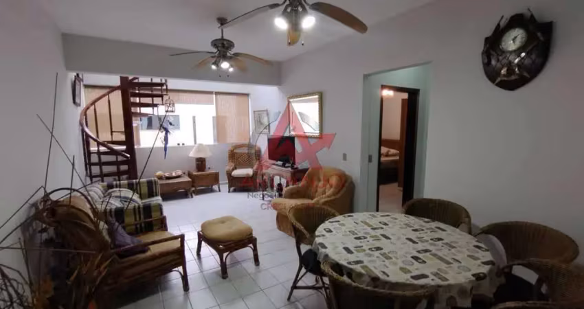 Apartamento cobertura duplex à venda na praia do tenório em ubatuba/sp.