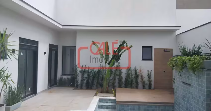 Casa em condomínio no jardim laguna, indaiatuba | 3 suítes | 188m² | sol da manhã
