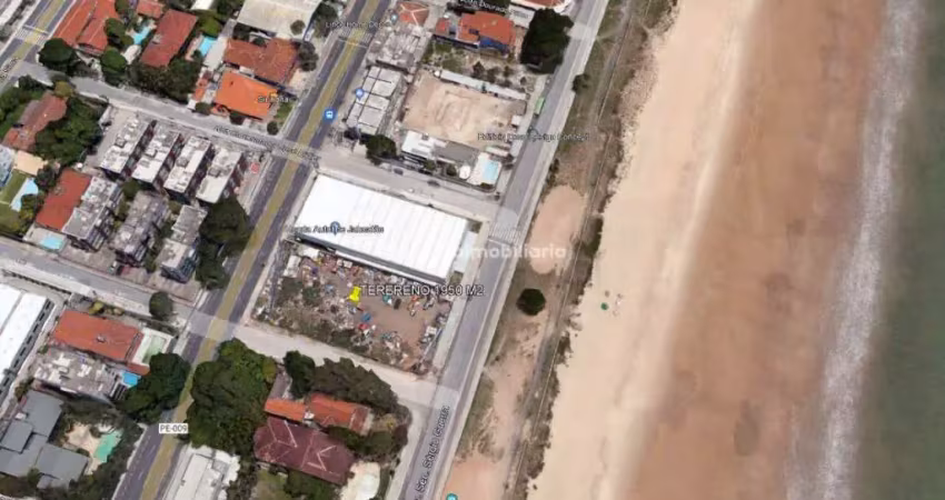 Terreno com 2.000 m² à beira-mar em piedade - jaboatão dos guararapes