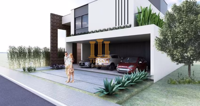 Sobrado 3 suítes área gourmet e piscina no Green Park Taubaté - CA412