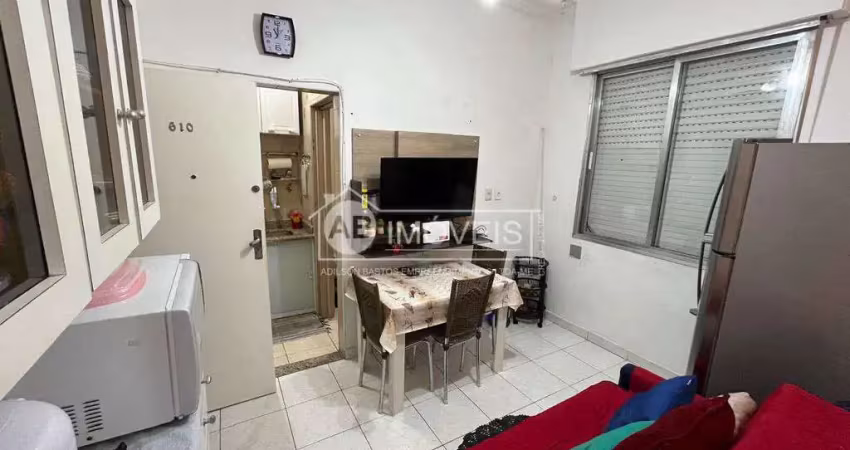 Kitnet com 1 quarto, embaré, santos - r$ 315 mil, cod: 5134