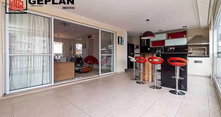Excelente apartamento, 3 dorm, sendo 3 suítes, 3 vagas, 184m