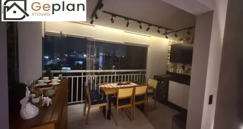 Excelente apartamento, 2 dorm, sendo 1 suíte, 1 vaga, 64m.