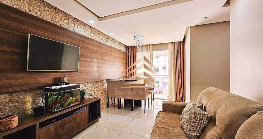 Apartamento Forever Resort com 3 dormitórios 1 suíte terraço gourmet com churrasqueira e 1 vaga  à venda na Vila Barros - Guarulhos/SP