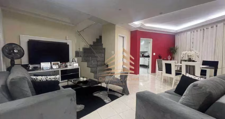 Sobrado com 3 dormitórios para permuta ou venda  136 m² por r$ 580.000 - jardim vila galvão - guarulhos/sp