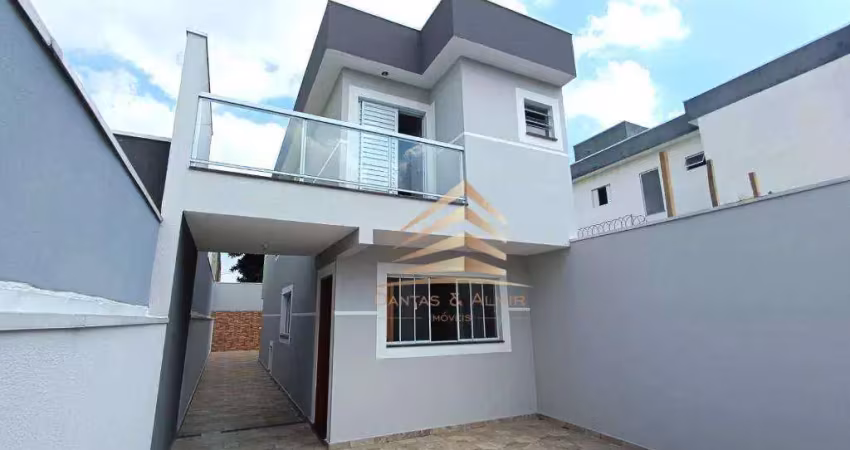 Sobrado com 3 dormitórios sendo 1 suíte e 2 vagas à venda, 88 m² por R$ 650.000 - Parque Flamengo - Guarulhos/SP