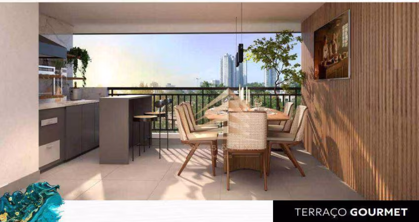 Apartamento com 3 dormitórios sendo 1 suíte com closet, varanda gourmet e 2 vagas  à venda, 98 m² por R$ 984.789 - Centro - Guarulhos/SP