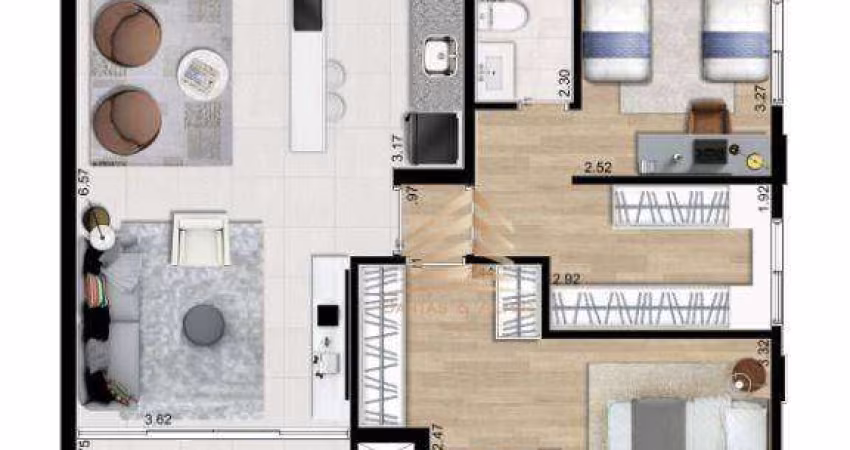 Apartamento à venda, 98 m² por R$ 1.001.533,00 - Centro - Guarulhos/SP