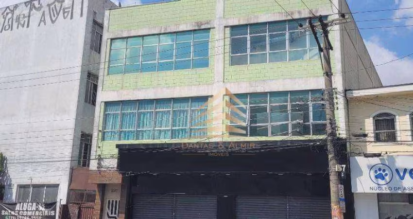 Salão Paulo Faccine, 260 m² por R$ 19.244/mês - Centro - Guarulhos/SP