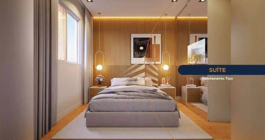 Apartamento com 2 dormitórios sendo 1 suíte, varanda grill e 2 vagas à venda, 64 m² por r$ 605.000 - jardim são ricardo - guarulhos/sp