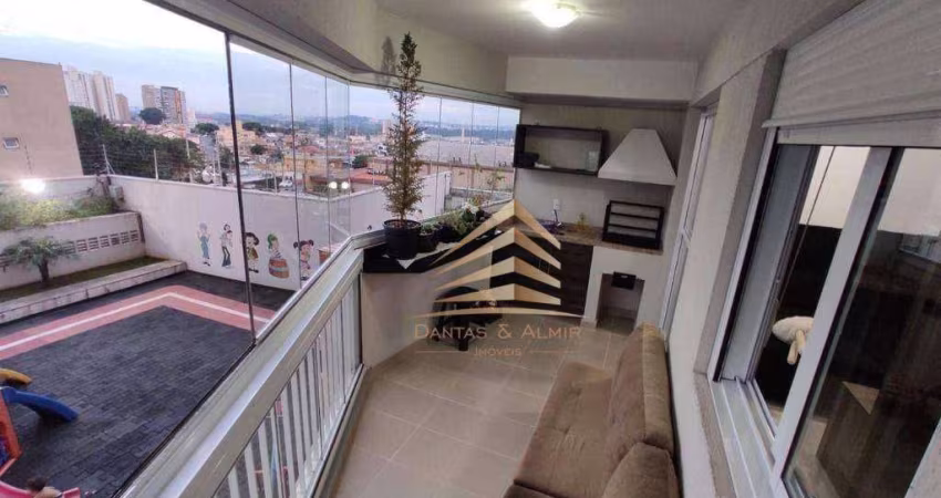 Apartamento com 3 dormitórios à venda, 82 m² por R$ 660.000,00 - Gopoúva - Guarulhos/SP